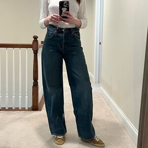 Citizens of Humanity Ayla High Waist Baggy Organic Cotton Jeans in Brielle